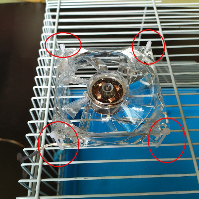 Hamster kylfläkt akryl lykta små husdjur elektriska fläkt marsvin sommarkylning hamster bur kylning tillbehör