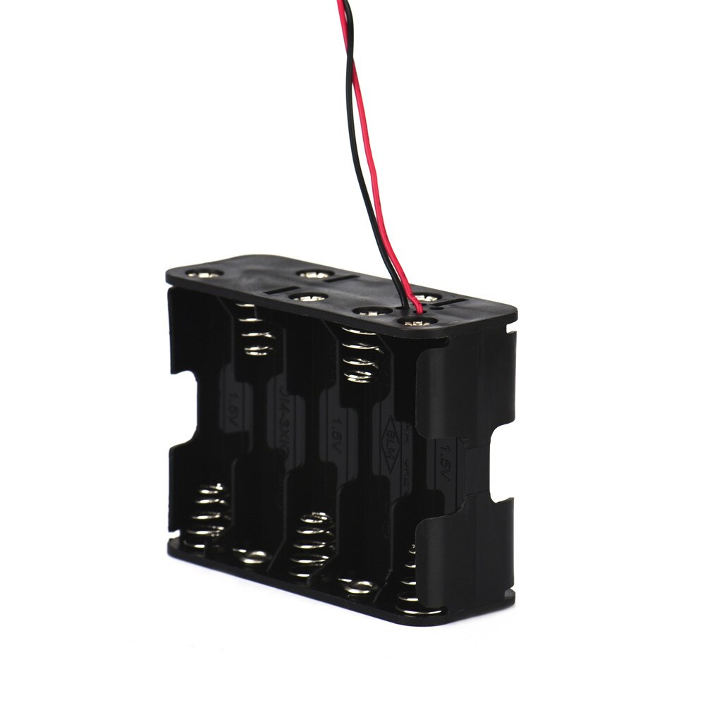 10 AA 2A batería 15V caja de soporte con alambre pequeño equipo electrónico portátil pequeño volumen Paquete de batería colector de plástico # YL10