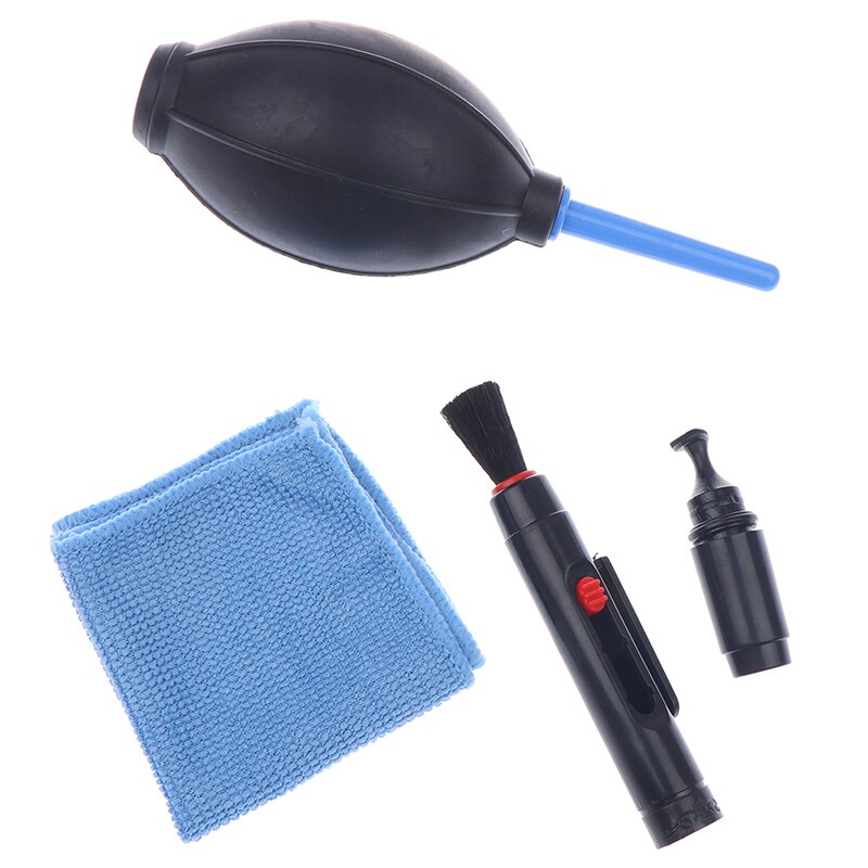 Camera Cleaning Kit Dust Cleaner Lens Clean Brush Pen Wipes Fuliginous Air Blower Kit For Canon Sony Spirit Warm Shoe Lens