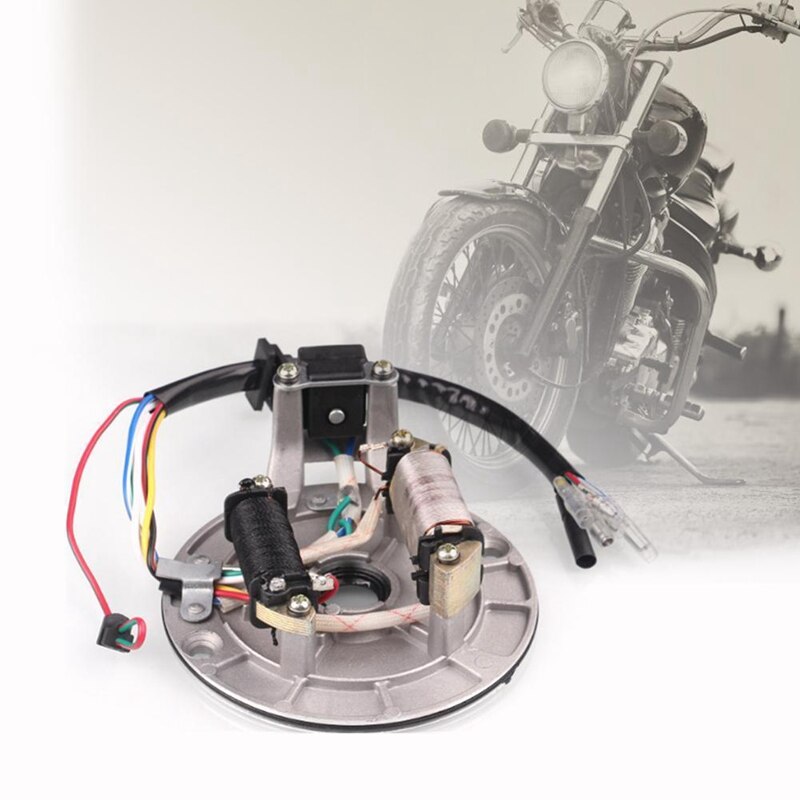 Placa de estator Magneto de encendido para moto todoterreno Atv Go Kart 50 70 90 110Cc