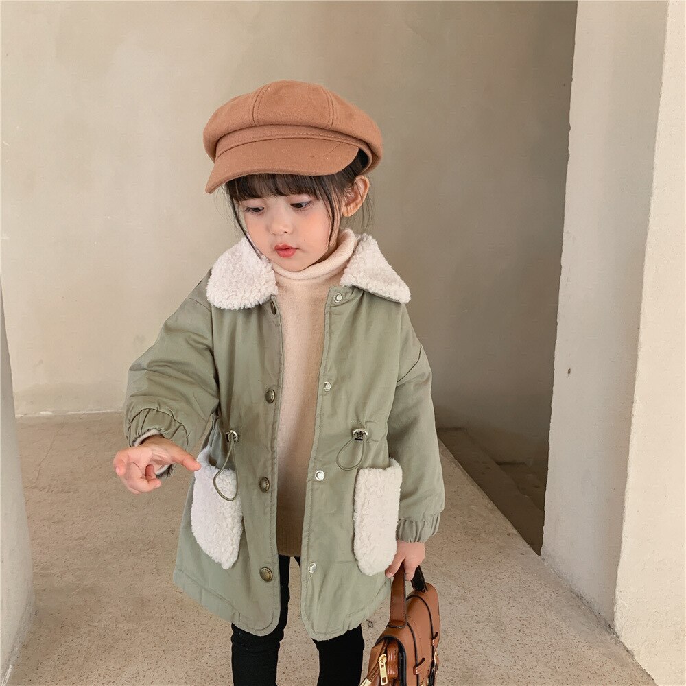 Cardigan d'hiver pour filles de 2, 3, 4, 5, 6 et 7 ans, veste, manteau, châle, vêtements d'extérieur