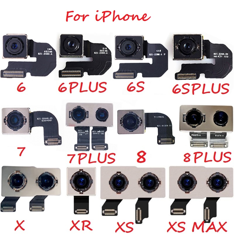 Ursprüngliche Haupt Hinten Kamera biegen Kabel Band Für iPhone 6 6s Plus 7 8 X XR XS XSMax Zurück kamera biegen Kabel Reparatur Telefon Teile