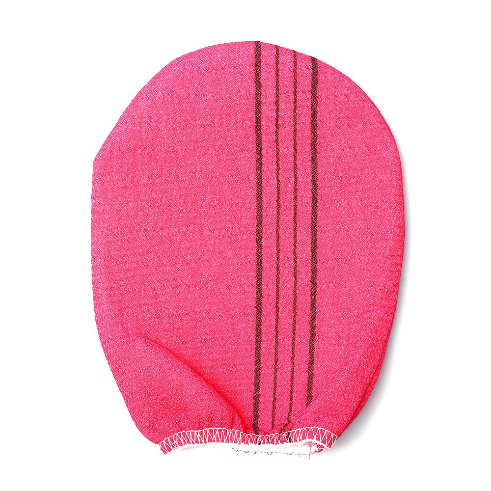 Manopla Exfoliante para Hammam marroquí, guante Exfoliante para la preparación de la ducha, duradero, para masaje corporal y Facial, 1 ud.: B Red