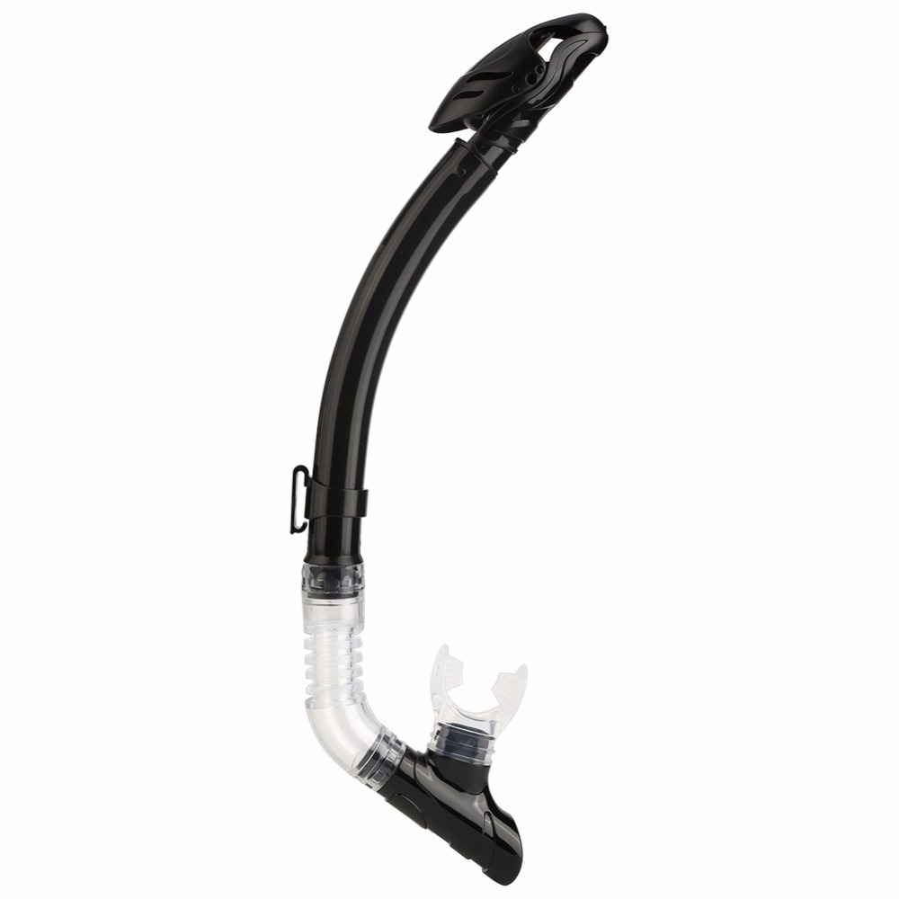 Full Dry Diving Snorkel Single Valve Breathing Tube with Silicone Mouthpiece Snorkel for Water Swimming Snorkeling Equipment