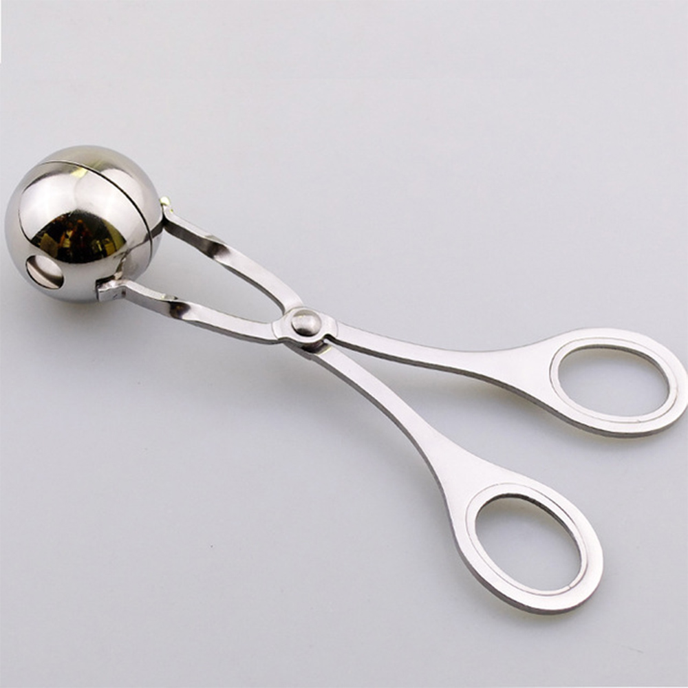 Utensilio de cocina para hacer albóndigas de acero inoxidable herramientas para carne y aves de corral molde para albóndigas herramienta de 2 tamaños