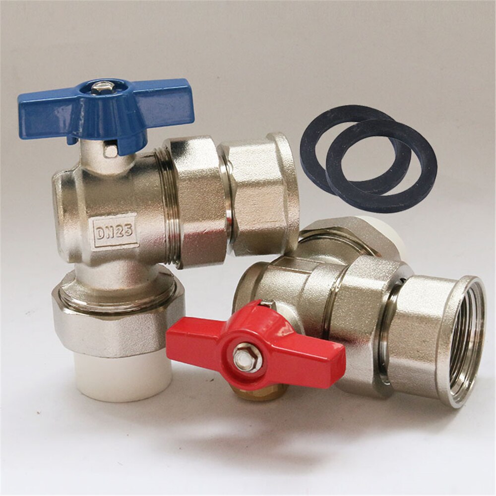 Full Copper Angle PPR25 Ball Valve Stainless Steel Internal Thread High Temperature Resistant High Pressure Ball Valve