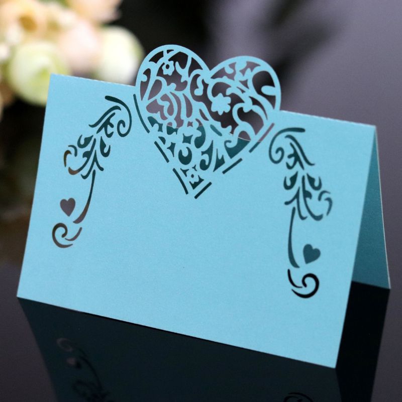 50 cartões do lugar do nome da mesa da decoração da festa de casamento do cartão da localização dos pces para banquetes eventos fontes da festa de casamento