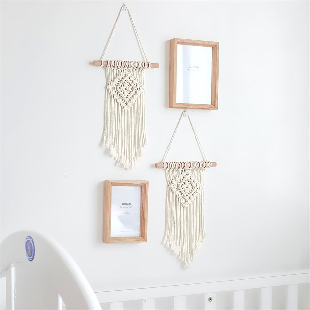 Boho Wall Hanging Macrame Handwoven Tassel Tapestry Decorative Wall Hanging Dream Catcher Pendant For Living Room Bedroom Decor