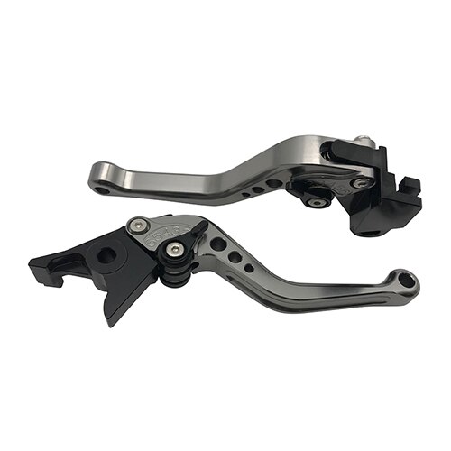 SEMSPEED Motorrad Kurz Bremse Kupplung Hebel Für YAMAHA XMAX 250 XMAX300 X-MAX 250 300 zubehör: grau Hebel