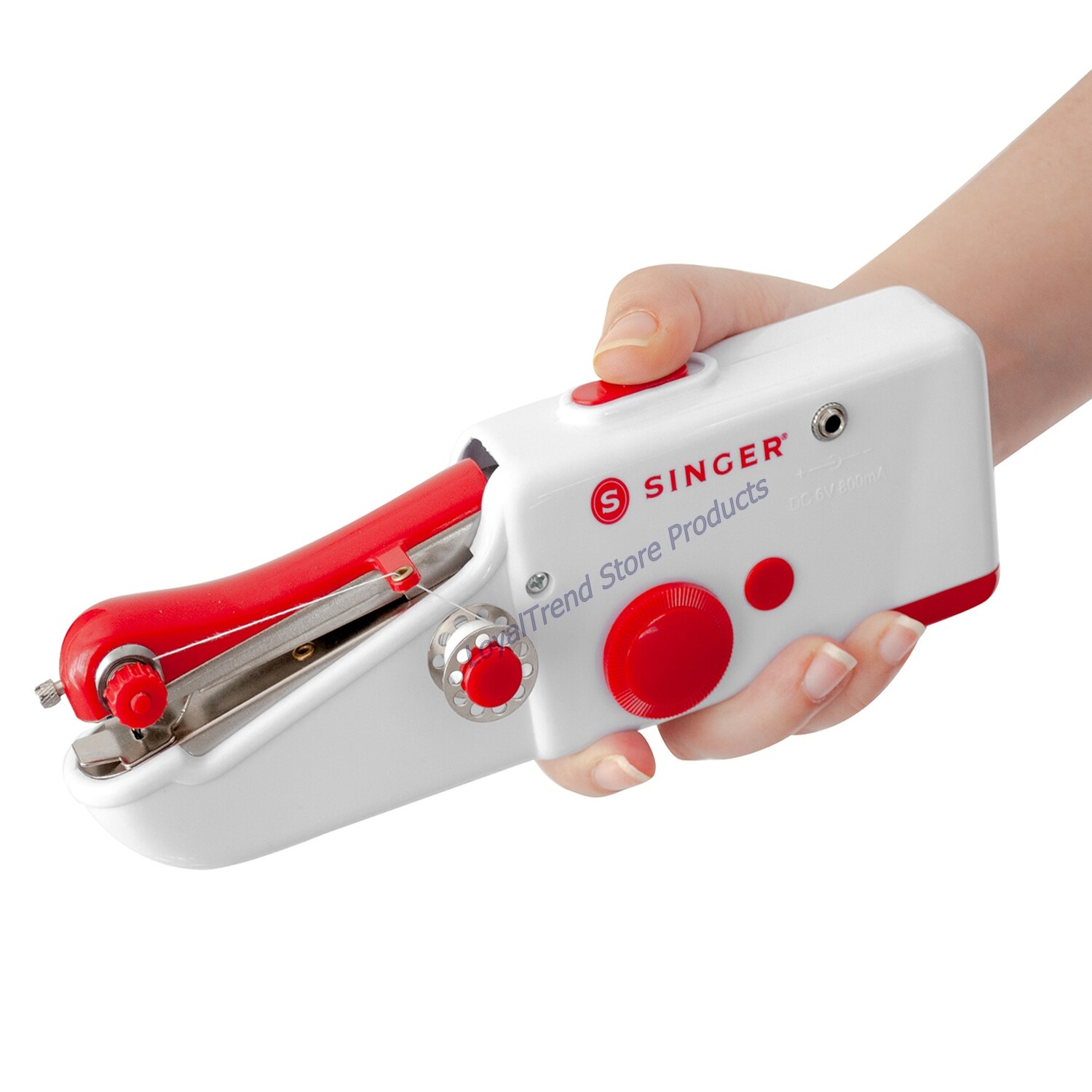 SINGER-máquina de coser portátil, fácil de usar, manualidades y costura DIY, para ropa, costura y trabajo en todas las telas