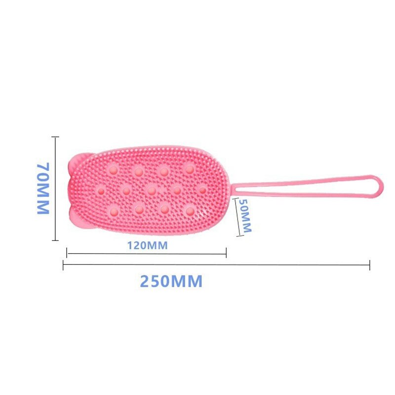Cepillo de baño de burbujas de silicona, , doble cara, masaje, cuero cabelludo, cepillo para masajes de baño, limpieza de la piel, cepillos para ducha,