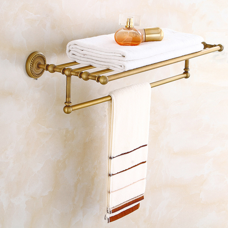Antique Bathroom Accessories Corner Shelf,Toilet Brush Holder,Paper Holder,Towel Holder,towel rac, bathroom Hardware brass