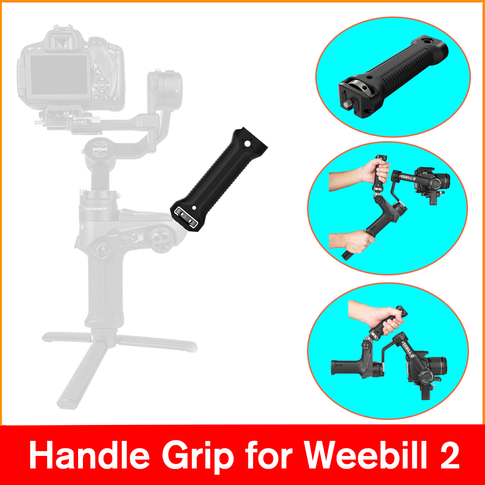 Eachrig Handvat Grip Voor Zhiyun Weebill 2 Met 1/4 3/8 Bevestigingsgaten En Cold Shoe Extension Monitor Mount