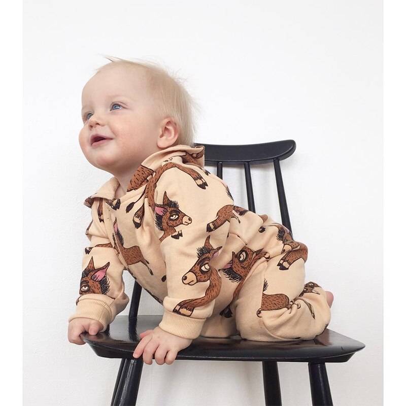 Tinypeople æsel baby efterår jumpsuits drenge bomuld hættetrøje legetøj vinter piger overordnet spædbarn onesie tøj toddler romper