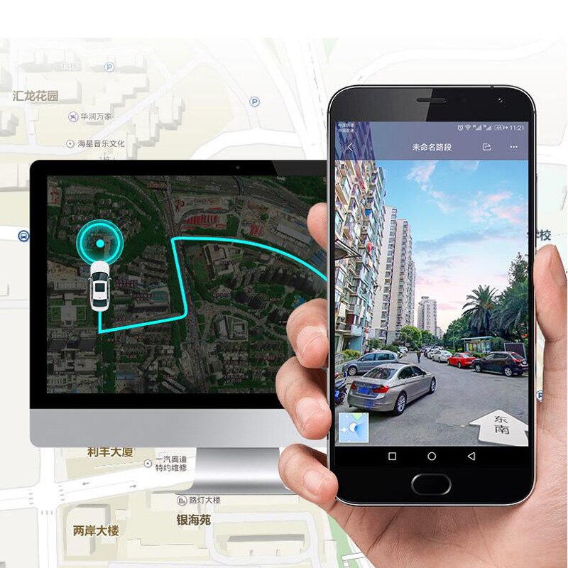 Localizador GPS V6 para coche, Mini rastreador antipérdida, rastreador antirrobo, fuerte magnético V6, GPS, WiFi, LBS, rastreador de coche o para personas mayores