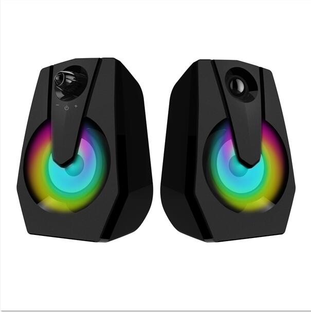 Computer Lautsprecher Stereo 2,0 USB Multimedia Lautsprecher mit Volumen Kontrolle Angetrieben durch USB Stereo PC Laptop Schreibtisch Lautsprecher: Ursprünglich Titel