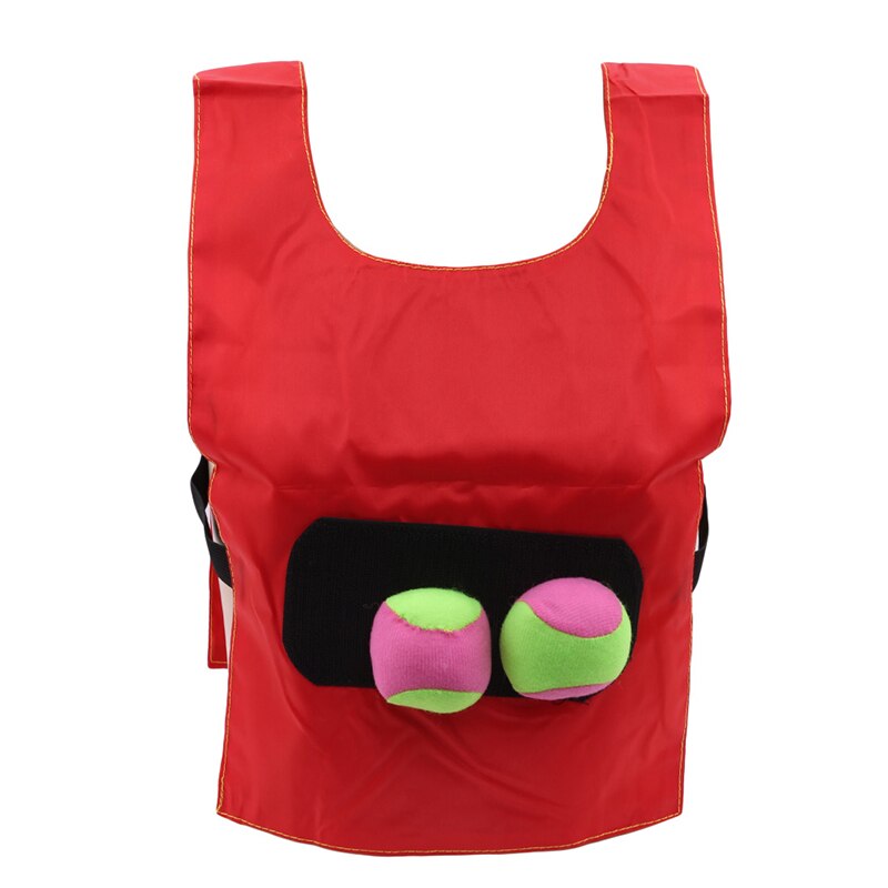 Kids School Outdoor Vangst Pull Ballen Games Activiteit Kleuterschool Apparatuur Educatief Speelgoed Sport Vest Voor Kinderen: red