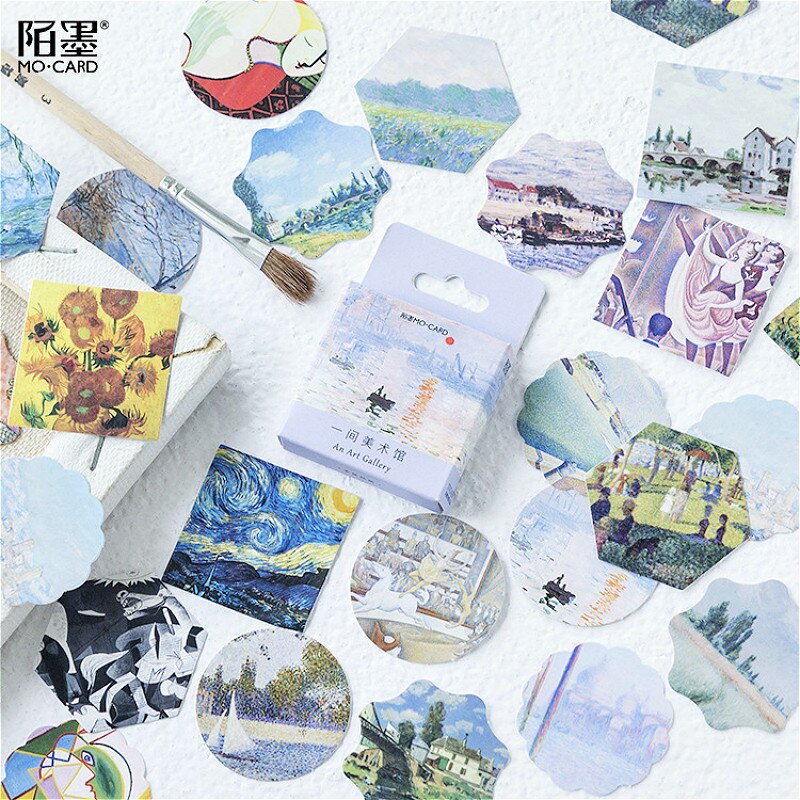 46 Pcs/pack voyage paysage papier enveloppe Style européen Message carte lettre stationnaire stockage papier autocollant: 246