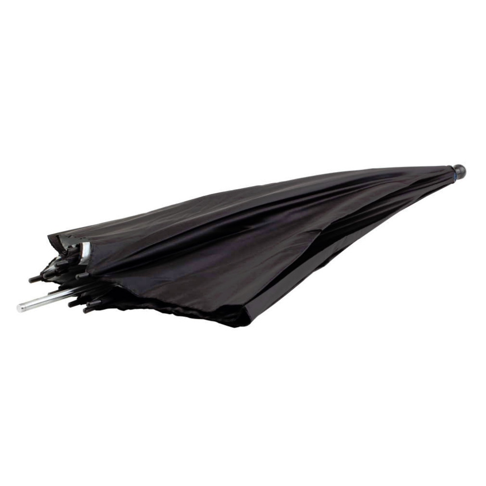 83cm 33" Photo Studio Flash Light Grained Black Silver Umbrella Reflective Reflector