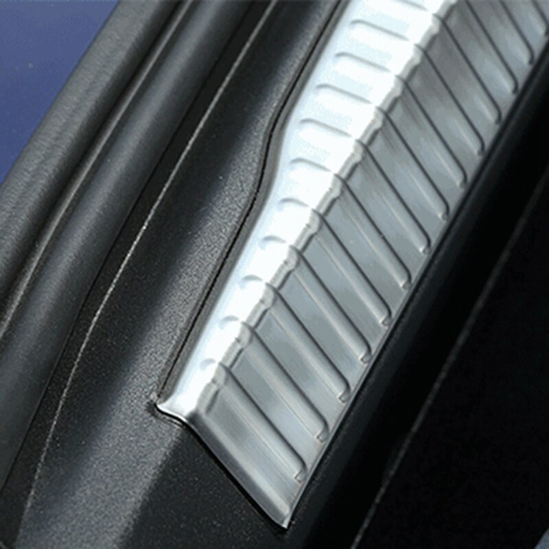 Car Door Protector 2Pcs Inner Rear Bumper Guard Trunk Edge Cover Trim Fit for Alfa Romeo Giulia Car Styling