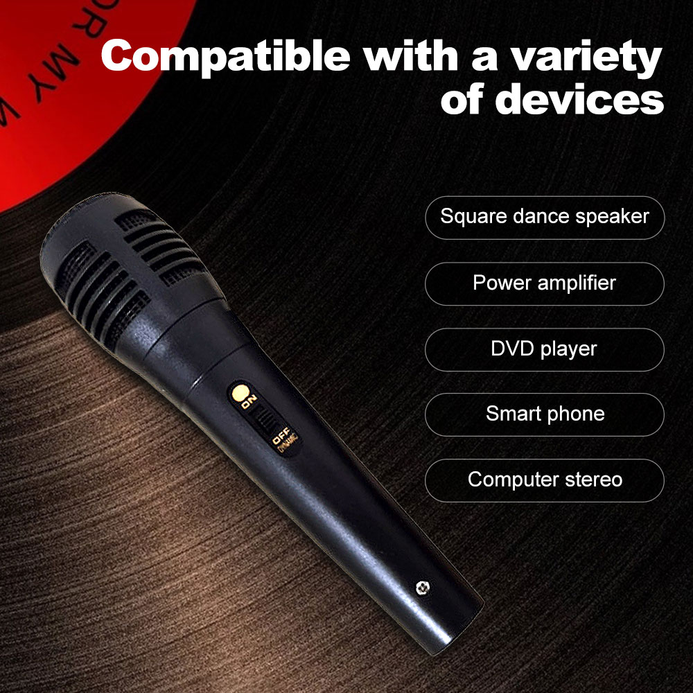 Bluetooth altavoz con cable micrófono 3,5mm karaoke micrófono a prueba de golpes micrófono incorporado anti-ruido de algodón