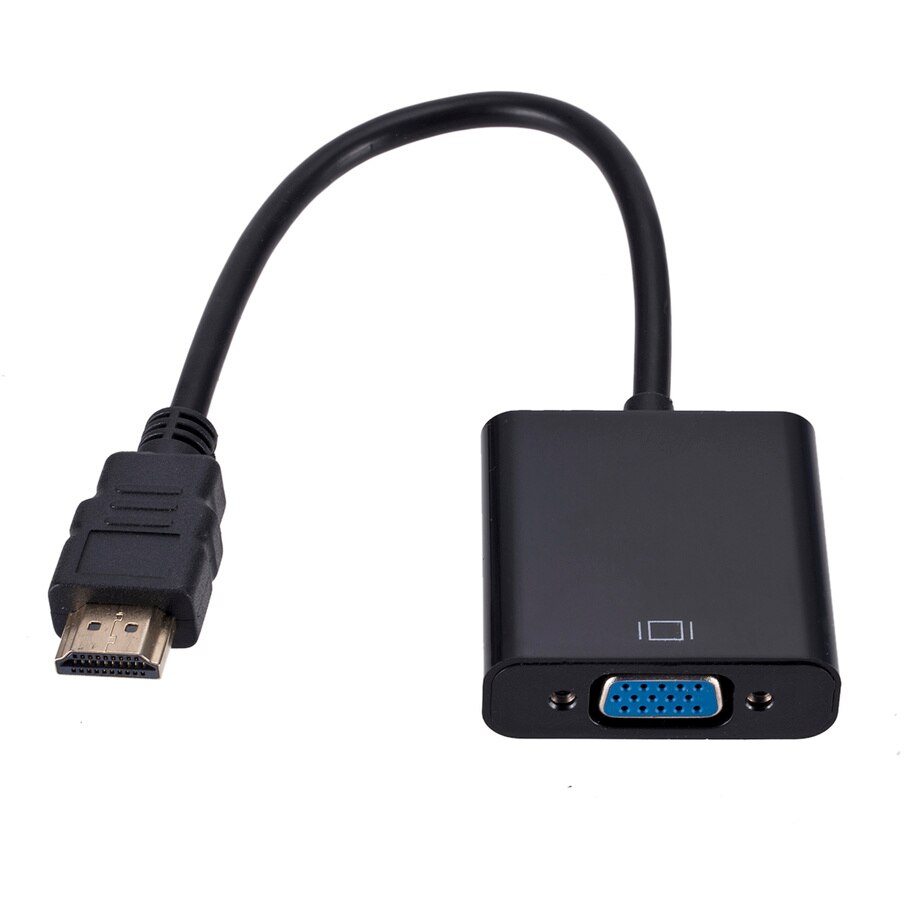 Grwibeou Hdmi Naar Vga Adapter Male Naar Famale Converter 1080P Digitale Naar Analoge Video Audio Voor Pc Laptop Tablet hdmi Naar Vga