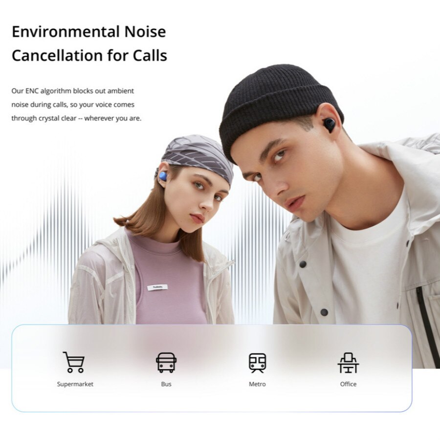 Realme Knoppen Q2 Tws Draadloze Bluetooth Koptelefoon Ruisonderdrukking Oordopjes Ipx4 Waterbestendig Headsets