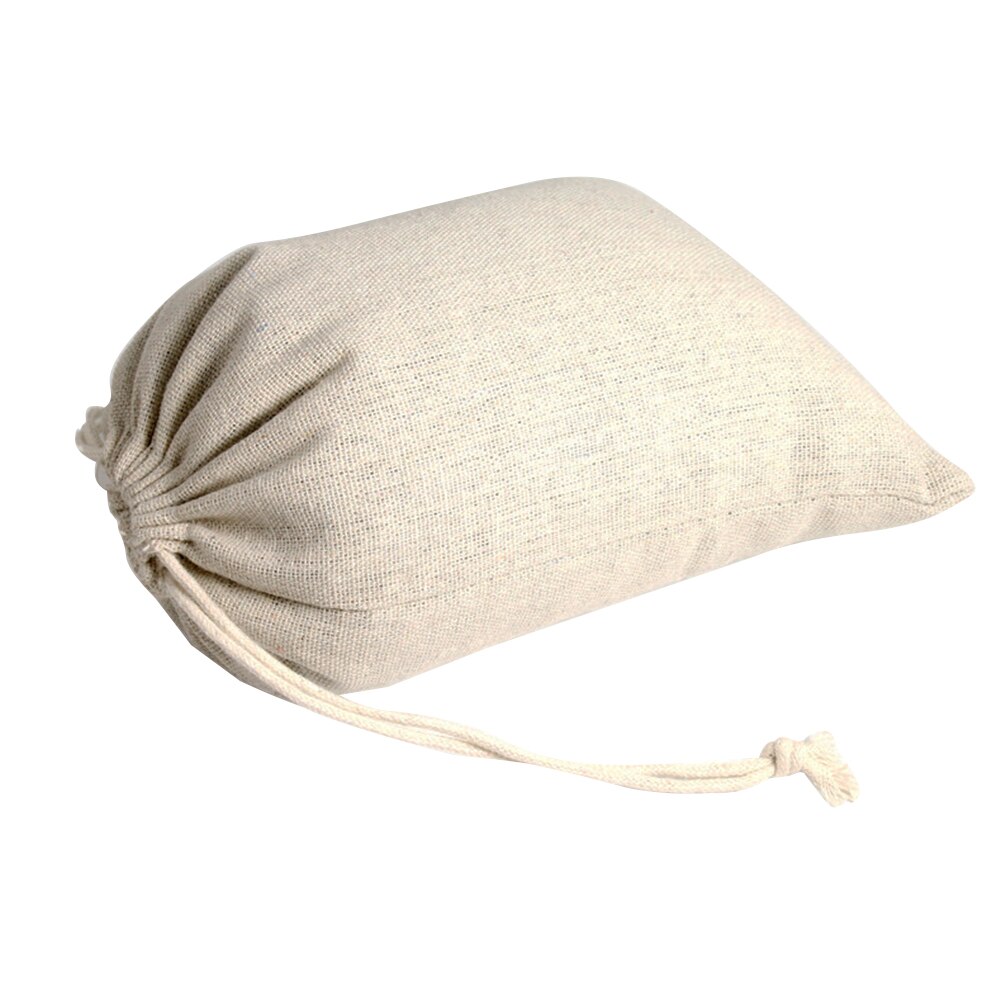 50Pcs Small Bag Natural Linen Pouch Drawstring Burlap Jute Sack With Drawstring Party Supplies For Candy Wedding Favors