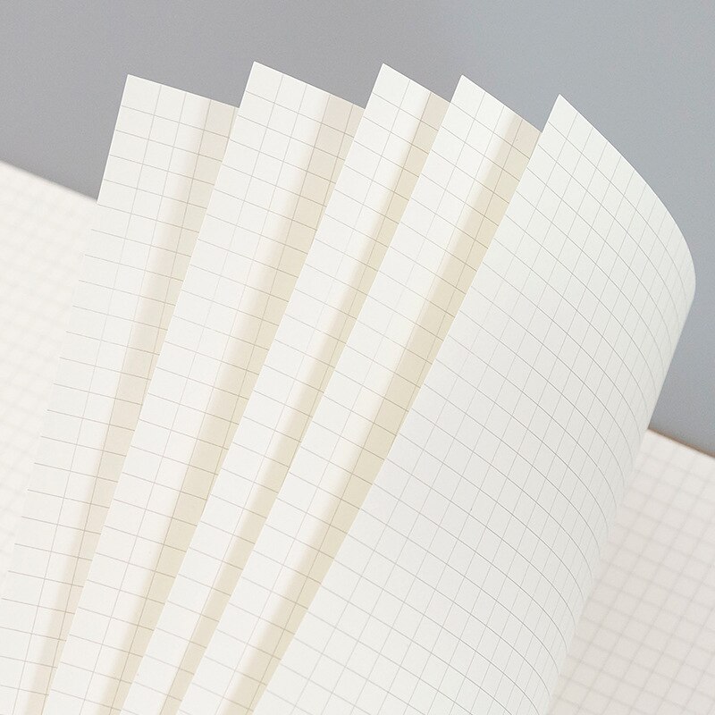 A5 Notebook Kraft Journal Grid Dot Blank Line Drawing Planner Agenda Stationery Doted Note Book School Office Supplies