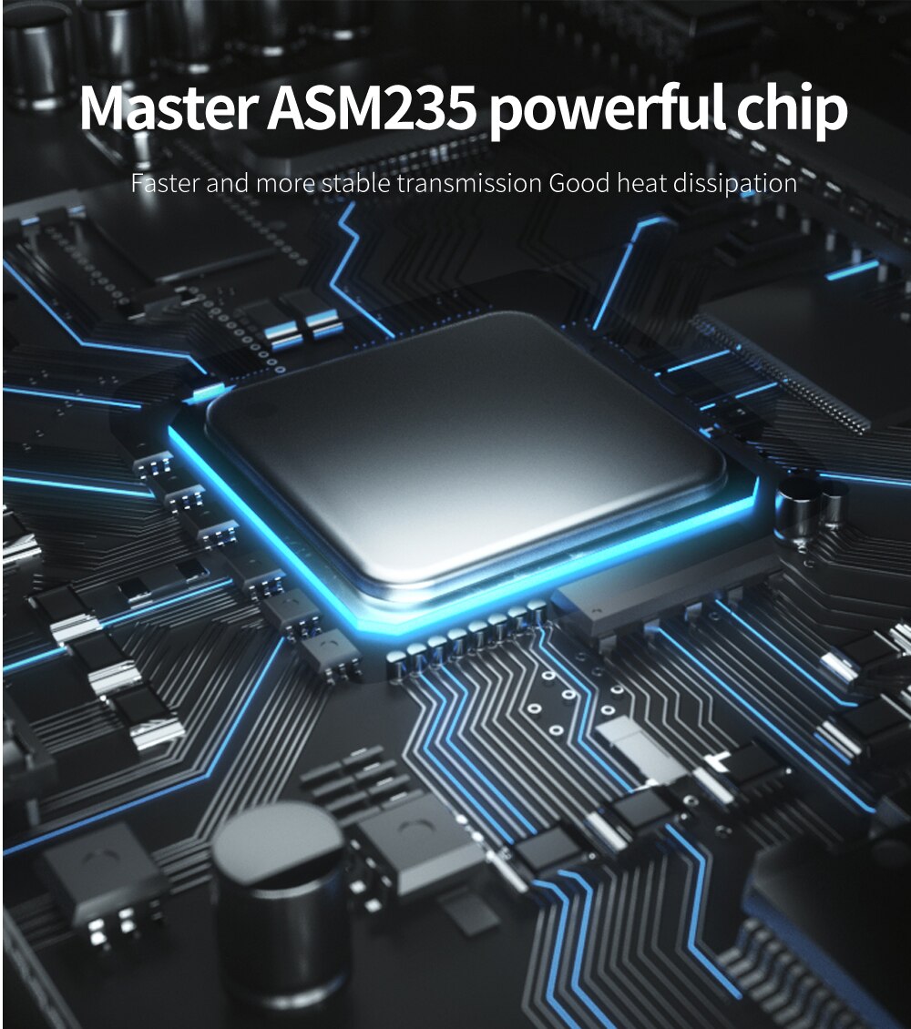 TISHRIC Aluminum 5Gbps HDD Case USB 3 Adapter For SSD External Hard Disk Drive HDD Box/Enclosure Pocket 2.5 HD Optibay