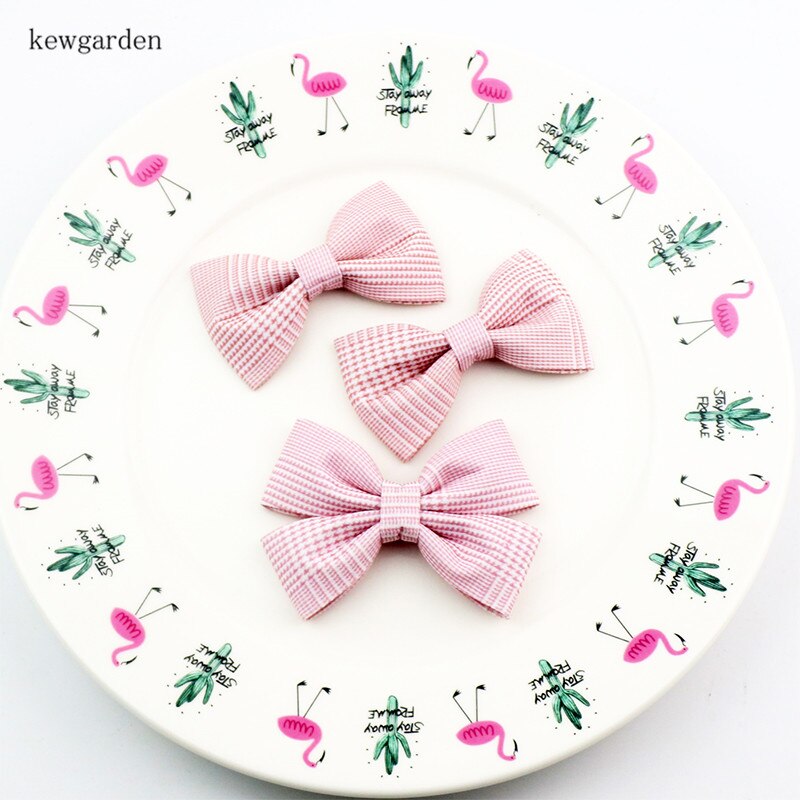 Kewgarden Grid Fabric Layering Cloth Ribbons 10mm 25mm 40mm 50mm Handmade Tape DIY Bowknot Satin Ribbon Riband 8 Meters