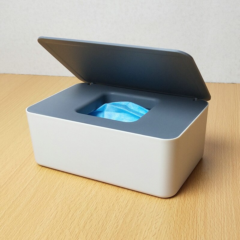 Tissue Doos Natte Doekjes Dispenser Houder Droog Nat Tissue Paper Case Box Doekjes Servet Opbergdoos Houder Container Met Deksel stofdicht: 4