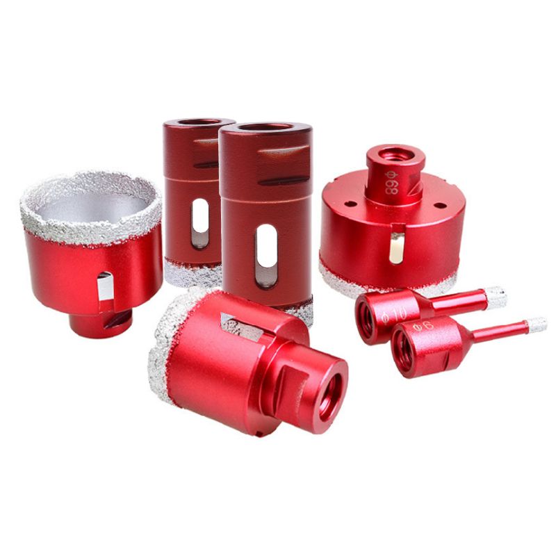 6-75mm M14 Vacuum Brazed Drill Bit High Hardness Hole Saw Cutter for Marble Tile