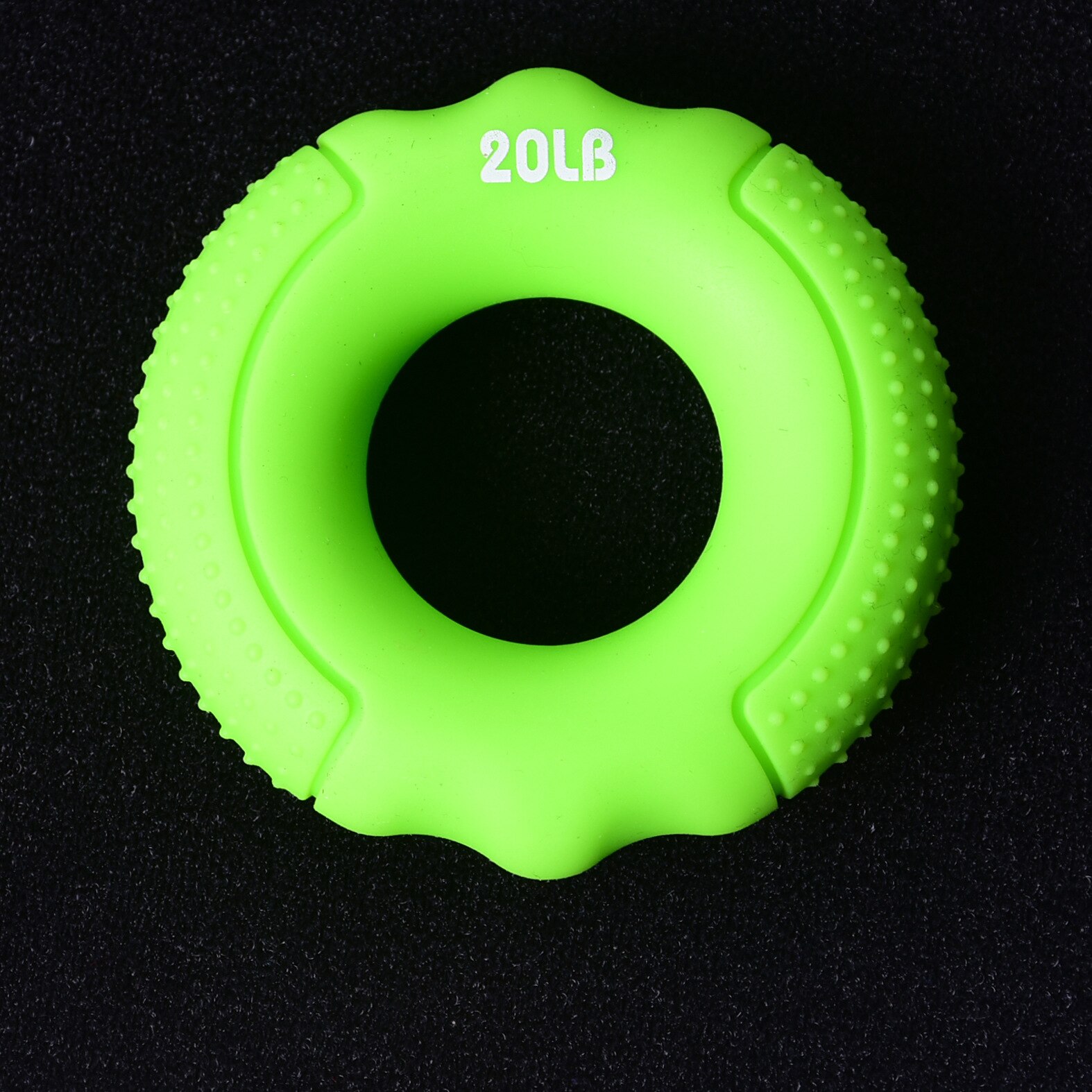 Serre-doigt en Silicone 1 pièce, bande de résistance à la main, anneau de serrage poignet serre-oreilles, entraînement, extenseur carpien: green