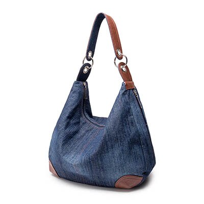 Arpilala-Bolso grande de lujo para mujer, bolsa de mano de , grande, vaquero, cruzado,: Dark Blue