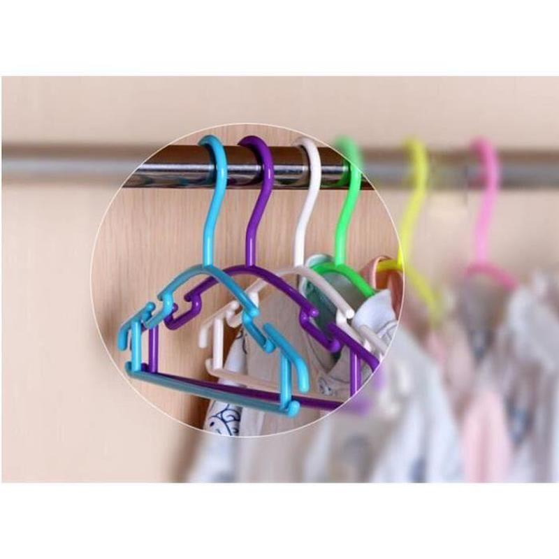 Toddler Baby Laundry Drying Rack Garment Hanging Organizer Kids Mini Clothes Hanger Children Coat Plastic Hook Hangers 1Pc