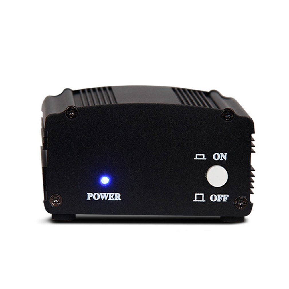 Microphone 1-Channel 48V Phantom Power Supply+Adapter AU US EU Plug for Any Condenser Microphone Recording