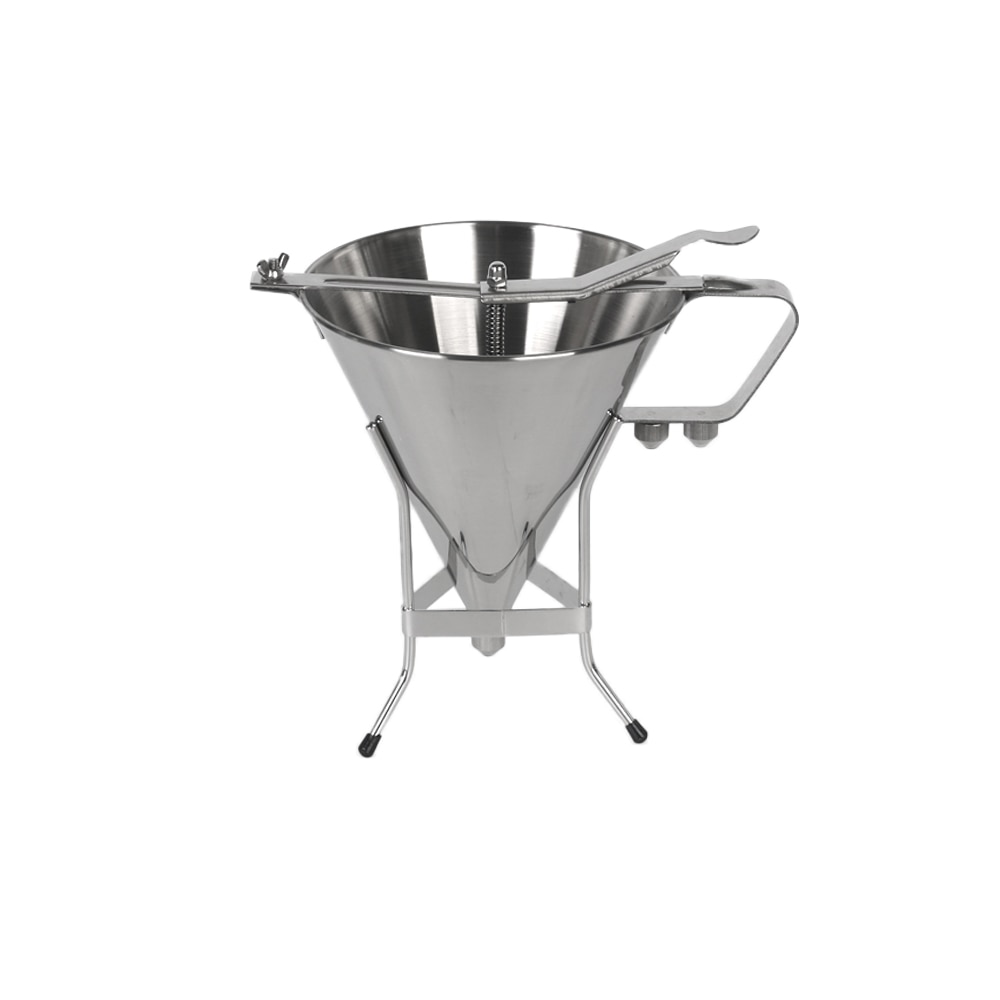 ITOP Stainless Steel Octopus Funnel Jam Dispenser Cupcakes Baking Small Octopus Balls Making with Rack Kitchen Utensils Tools