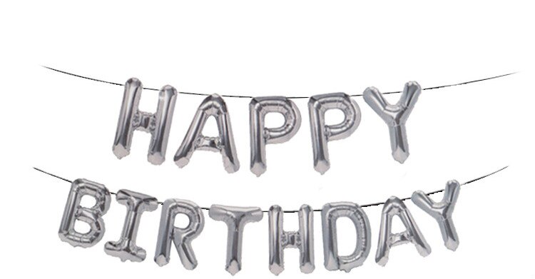 16 Inch Letters Gelukkige Verjaardag Folie Ballonnen Gelukkige Verjaardag Partij Decoratie Kids Alfabet Air Ballonnen Baby Shower Benodigdheden