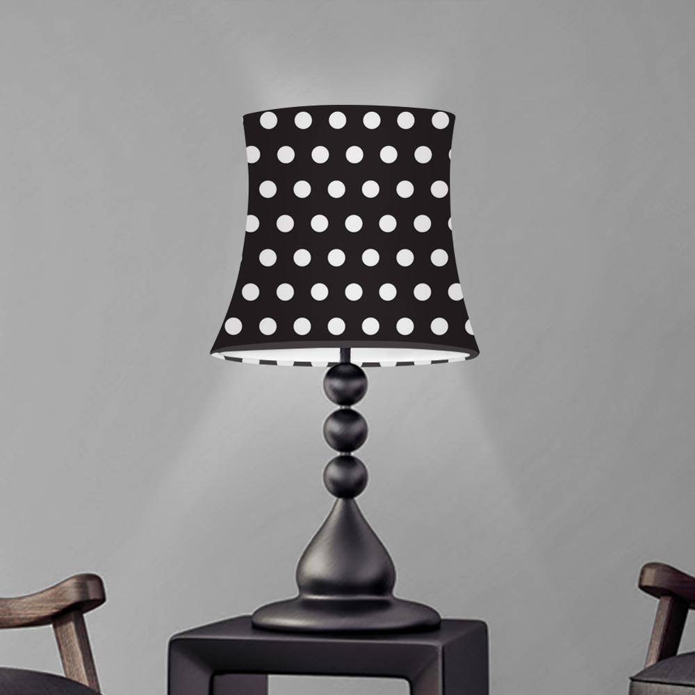 Polka Dot Lampshade for Table Lamp Textile Fabrics Modern Wall Lamp Shade Pendant Lamp Cover Home Bedroom Decoration: YY2216HSL