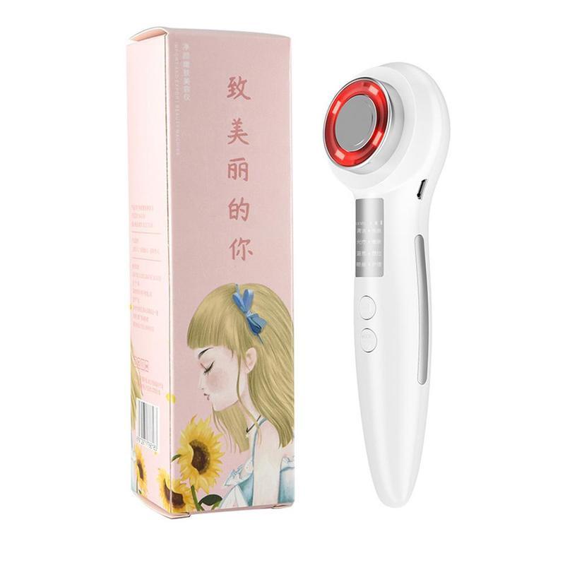 Skin Facial Massager Rejuvenation Radio Frequency 2 Light LED Face Cleaning Lifting Wrinkle Removal FR Skin Care Tools: Default Title