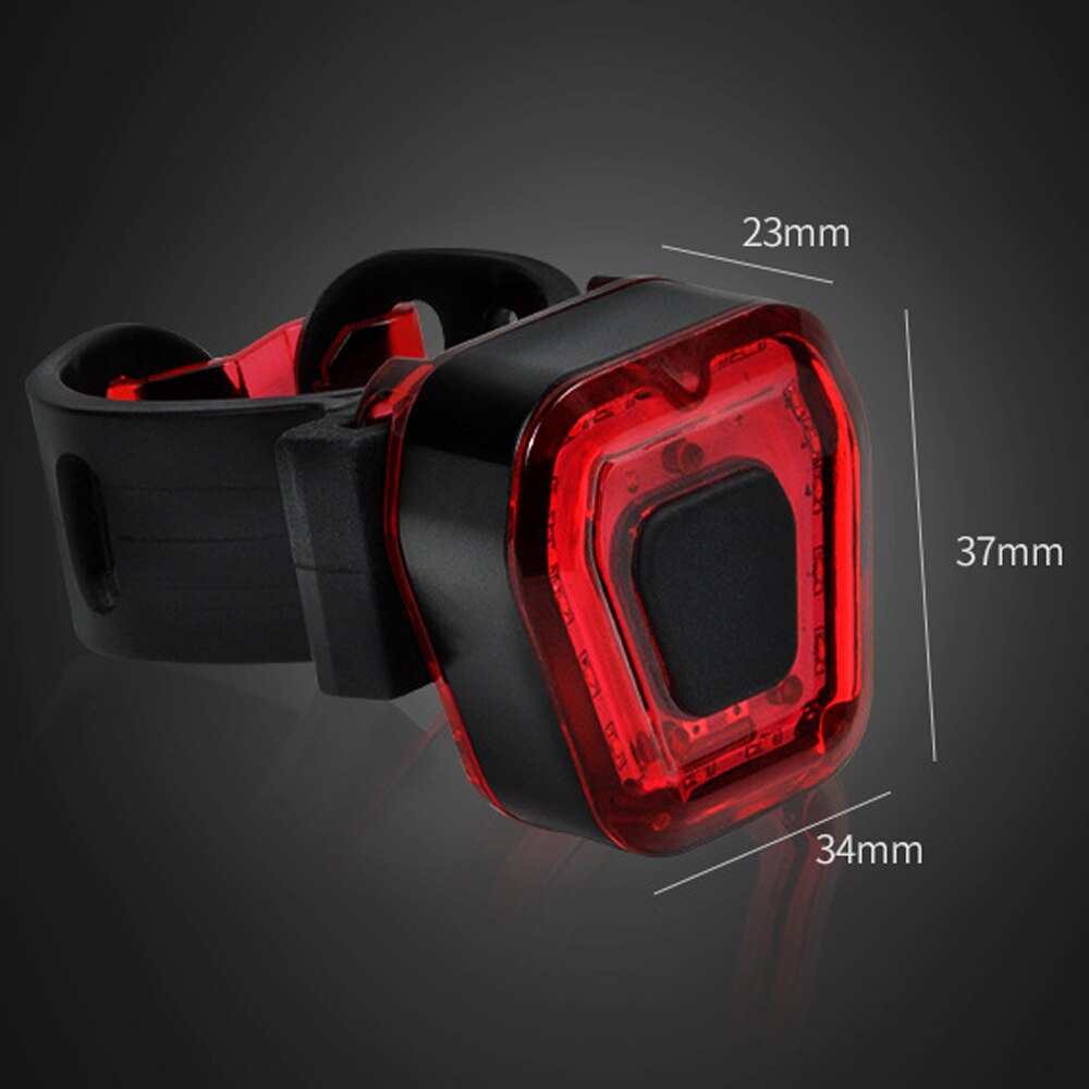 Fiets Licht Fietsen Fiets Achterlicht Fietsverlichting Usb Opladen Mtb Road Waterdichte Achter Fiets Licht Zaklamp