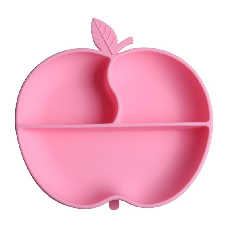 Antislip siliconen zuignap verdeeld bord training eten kom placemat