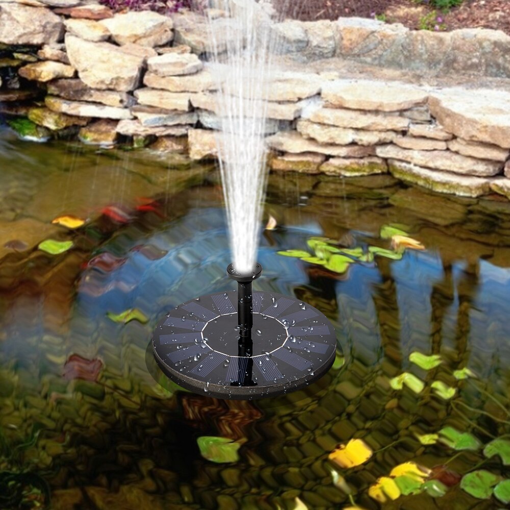 Mini painel de bomba de fonte solar alimentado por energia solar fonte de água piscina fonte de água decoração do jardim fontes de água decorativo