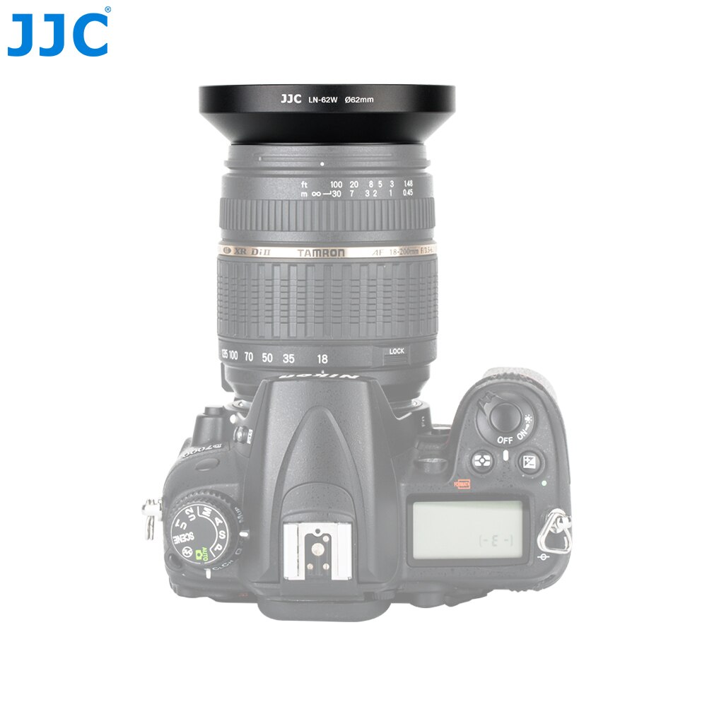 JJC Universal Metal Wide-angle Lens Hood 49mm 52mm 55mm 58mm 62mm 67mm 77mm 82mm Screw-in Camera Lens Protector