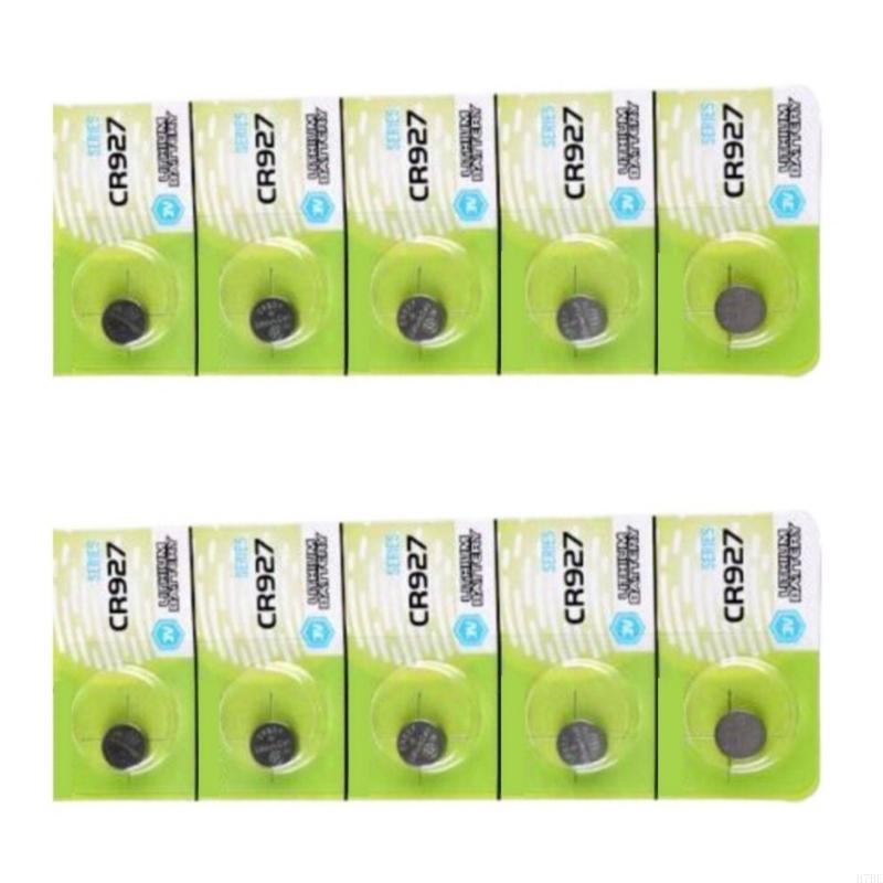 H7BE CR927 Battery 3V Lithium Button Batteries 10/5Pack for Low Power Devices