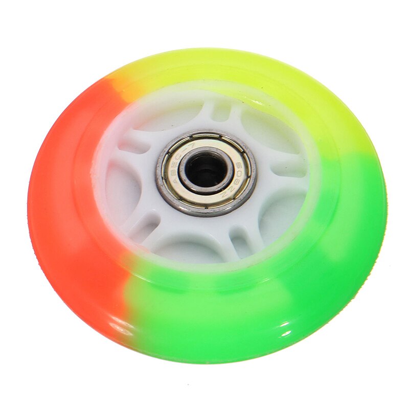 Wheel 80mm Rear Micro Multi-color Scooter Car Lights For Mini Up Flash mute wheel Inline skating flashing