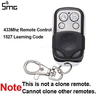 2-channel rolling & fixed code receiver 433.92MHz + 2 remote controls 433mhz 1527 Learning Code: 1 remotes