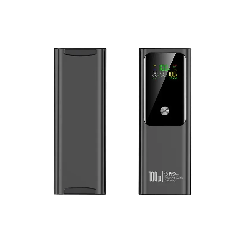 Novo pd100w carregamento rápido power bank 20000mah carregador portátil de alta capacidade bateria sobressalente externa portátil powerbank para iphone: Branco