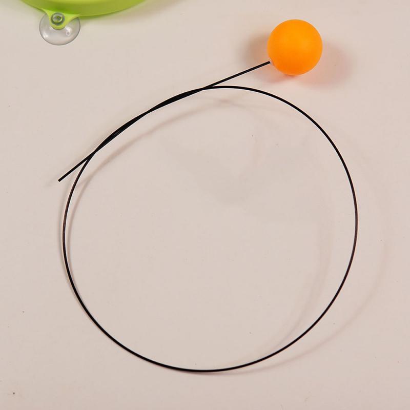 Table Tennis Ping Pong Training Robot Household Suction Cup Table Tennis Training Device Soft Shaft Training Machine